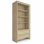  Стеллаж 2 ящика 4 открытые полки Flowchart 90 см варинант исполнения - 2 | Loft Concept в Твери