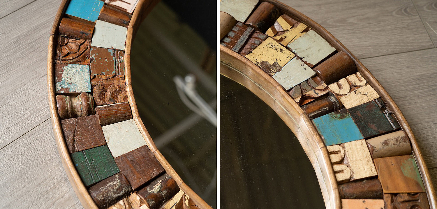 Зеркало Antique Wood Mirror Зеркало Antique Wood Mirror - Loft-Concept в Твери