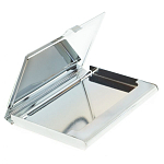 Визитница карманная металлическая с накладкой из натурального камня Серафинит Stone Business Card Holders  варинант исполнения - 3 | Loft Concept в Твери