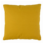 Подушка декоративная хлопковая горчичного цвета с абстрактным принтом Elysian Flow Sunset варинант исполнения - 2 | Loft Concept в Твери