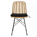 Стул с ротанговым плетением Wicker Stool без подлокотников варинант исполнения - 1 | Loft Concept в Твери