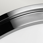 Потолочный светильник для ванных комнат цвета хром с вытянутым плафоном из молочного стекла Feiss варинант исполнения - 4 | Loft Concept в Твери