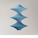 Подвесной вязаный голубой светильник «Звезда Востока 03» варинант исполнения - 1 | Loft Concept в Твери