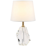 Настольная лампа с основанием из хрусталя Manlio Crystal Lampshade Table Lamp варинант исполнения - 1 | Loft Concept в Твери