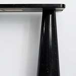 Консоль чёрная на 2-х конусообразных ножках Eros варинант исполнения - 3 | Loft Concept в Твери