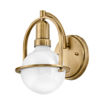 Бра с шарообразной белой лампой и декоративной рамкой Hinkley варинант исполнения - 1 | Loft Concept в Твери