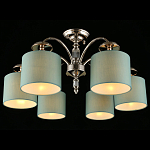 Люстра потолочная Nikoletta с бирюзовым плафоном варинант исполнения - 1 | Loft Concept в Твери