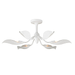 Потолочный светильник с плафонами в виде белых лепестков Delicate Flower варинант исполнения - 2 | Loft Concept в Твери