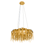 Люстра круглая подвесная с металлическими дугами и длинными цепочками 80 см Atlantis Chain варинант исполнения - 12 | Loft Concept в Твери