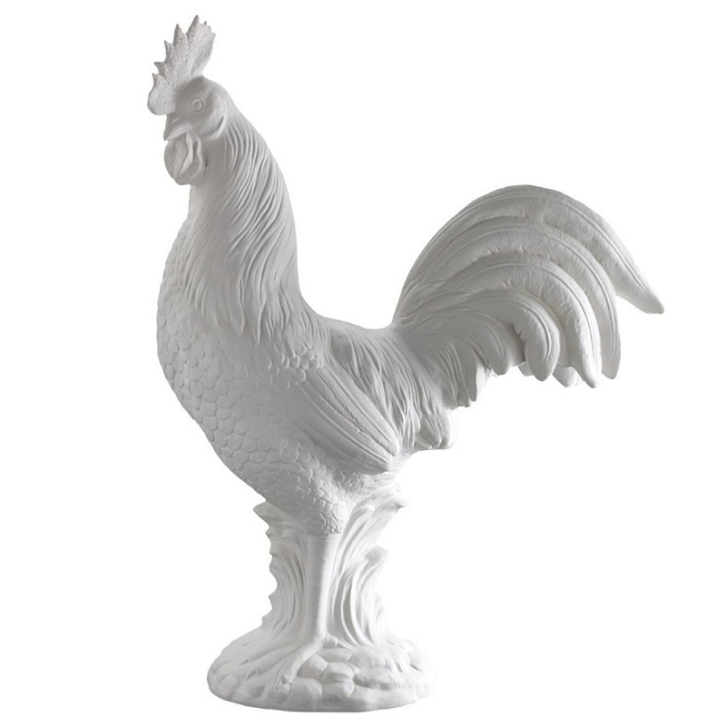 Статуэтка Rooster Bisc. Белый Статуэтка Rooster Bisc. Белый в Твери | Loft Concept