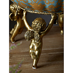 Чаша с орнаментом на бронзовых ножках в виде ангелов Eden Garden варинант исполнения - 7 | Loft Concept в Твери