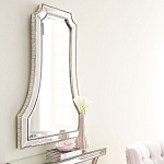 Зеркало в серебристой фигурной раме Silver Reflection варинант исполнения - 4 | Loft Concept в Твери