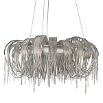 Люстра круглая подвесная с металлическими дугами и длинными цепочками 80 см Atlantis Chain варинант исполнения - 1 | Loft Concept в Твери