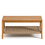 Стол журнальный для сада из акации Breathe Nature варинант исполнения - 2 | Loft Concept в Твери