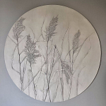 Ботаническое панно Тростник 3 варинант исполнения - 1 | Loft Concept в Твери