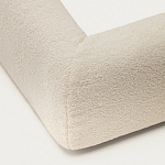 Кровать со съемным бежевым чехлом из ткани букле White Boucle Collection варинант исполнения - 5 | Loft Concept в Твери