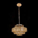 Люстра хрустальная в неоклассическом стиле на золотистом каркасе Majesty варинант исполнения - 2 | Loft Concept в Твери