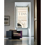 Дизайнерское кожаное кресло Poltronova Saratoga Armchair варинант исполнения - 4 | Loft Concept в Твери