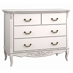 Комод белый из массива бука в стиле прованс White Provence варинант исполнения - 2 | Loft Concept в Твери
