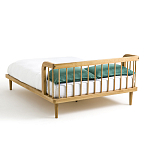 Кровать из массива дуба с пружинным блоком Mateta варинант исполнения - 4 | Loft Concept в Твери