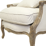 Кресло Ava Classical Armchair beige flax варинант исполнения - 4 | Loft Concept в Твери