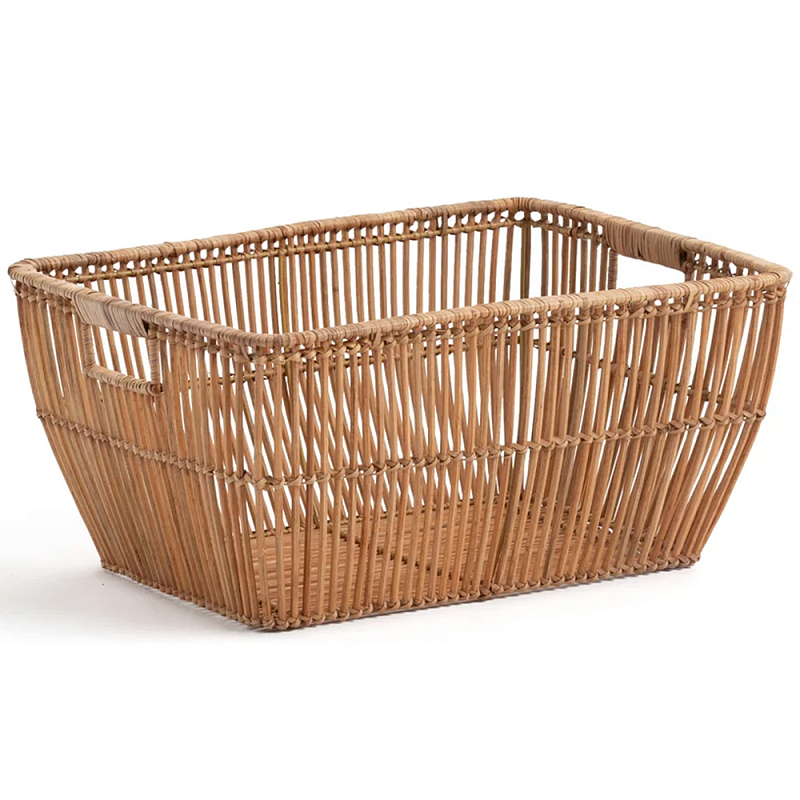 Корзина для белья из ротанга Tamu Wicker Basket Коричневый в Твери | Loft Concept 