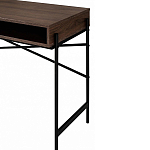 Стол рабочий в стиле лофт с ящиком и нишей для хранения Urban Style Space 2 варинант исполнения - 5 | Loft Concept в Твери