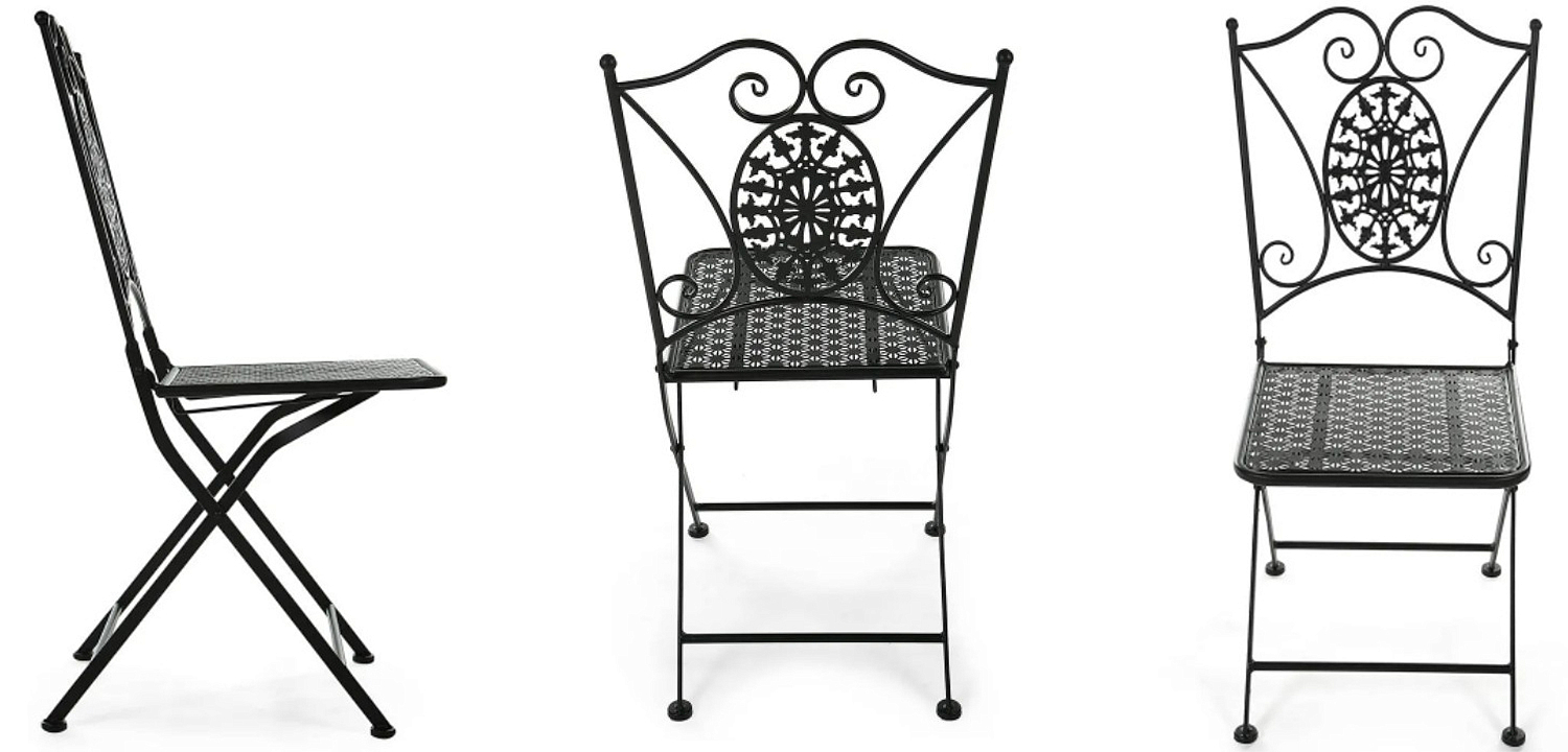 Стул Forged Patterns Eline Black Стул Forged Patterns Eline Black - Loft-Concept в Твери