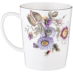 Кружка фарфоровая с рисунком цветов 400 мл Garden Whisper Porcelain Set  варинант исполнения - 1 | Loft Concept в Твери