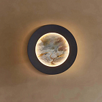 Бра в форме диска цвета латунь Brass Borders варинант исполнения - 5 | Loft Concept в Твери