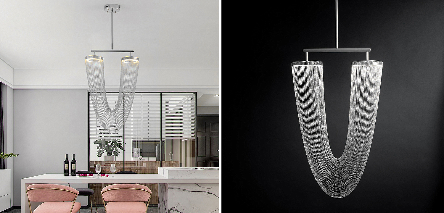 Люстра Otero Silver Larose Guyon Люстра Otero Silver Larose Guyon - Loft-Concept в Твери