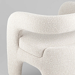 Кресло дизайнерское для лаунж зоны жемчужного цвета Pearl Lounge варинант исполнения - 5 | Loft Concept в Твери