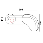 Модульный диван Calypso с кушеткой варинант исполнения - 6 | Loft Concept в Твери