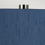 Настольная лампа с цилиндрическим абажуром и прозрачным стеклянным основанием Quintiesse варинант исполнения - 10 | Loft Concept в Твери