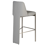Стул барный серый с обивкой из экокожи Special Support варинант исполнения - 2 | Loft Concept в Твери