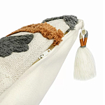 Подушка декоративная с вышивкой и кисточками Divine Abstractions варинант исполнения - 3 | Loft Concept в Твери