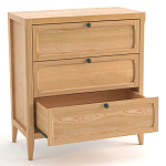 Комод с 3-мя ящиками светлый дуб Silva Oak Chest of Drawers варинант исполнения - 4 | Loft Concept в Твери