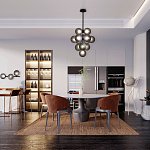 Люстра в форме виноградой грозди Inflorescence варинант исполнения - 4 | Loft Concept в Твери