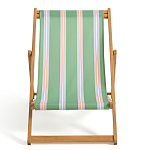 Шезлонг из акации и ткани Argentina варинант исполнения - 4 | Loft Concept в Твери