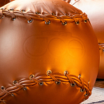 Дизайнерский кожаный пуф в виде бейсбольного мяча Poltronova Joe Ball Pouf варинант исполнения - 8 | Loft Concept в Твери