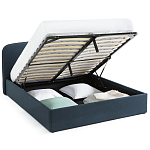 Двуспальная кровать с подъемным механизмом Mathise Bed Deep Blue варинант исполнения - 4 | Loft Concept в Твери