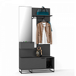 Вешалка настенная цвета графит Strict Lines варинант исполнения - 2 | Loft Concept в Твери