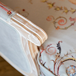 Кресло из массива бука серое с растительным орнаментом Raffael Floral Grey Armchair варинант исполнения - 3 | Loft Concept в Твери