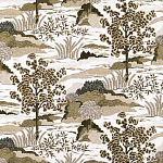 Ткань Velours landscape Beige пейзах N 1190 варинант исполнения - 1 | Loft Concept в Твери