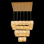 Люстра подвесная с квадратными плафонами из натурального камня Glowing Spheres варинант исполнения - 7 | Loft Concept в Твери