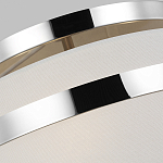 Потолочный светильник с белым тканевым абажуром Generation Lighting варинант исполнения - 3 | Loft Concept в Твери