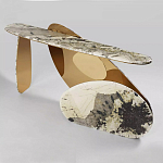 Консоль в виде овальных элементов Jinye console варинант исполнения - 2 | Loft Concept в Твери