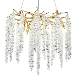 Люстра с декором в виде ветвей с хрустальными подвесками Fairytree Gold Crystal Chandelier 6 варинант исполнения - 1 | Loft Concept в Твери