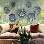 Обои ручная роспись Temple Newsam Mercury Grey варинант исполнения - 4 | Loft Concept в Твери