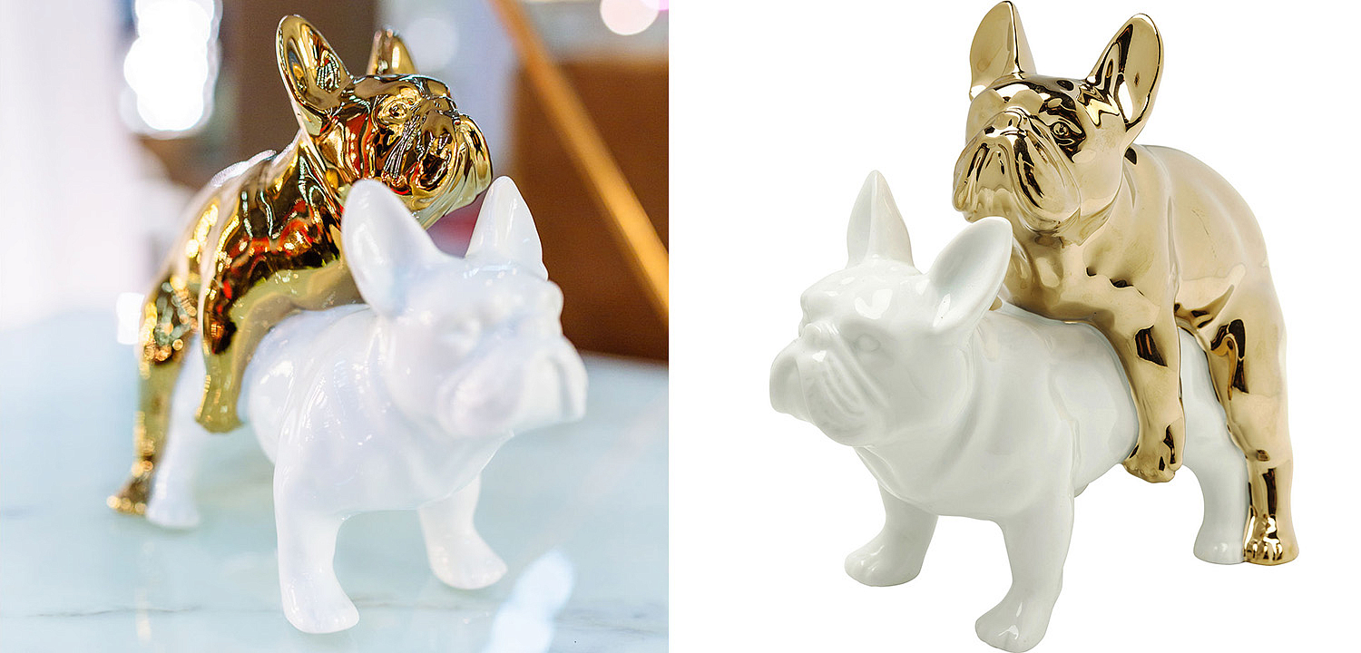 Статуэтка Bulldog Lovers Статуэтка Bulldog Lovers - Loft-Concept в Твери